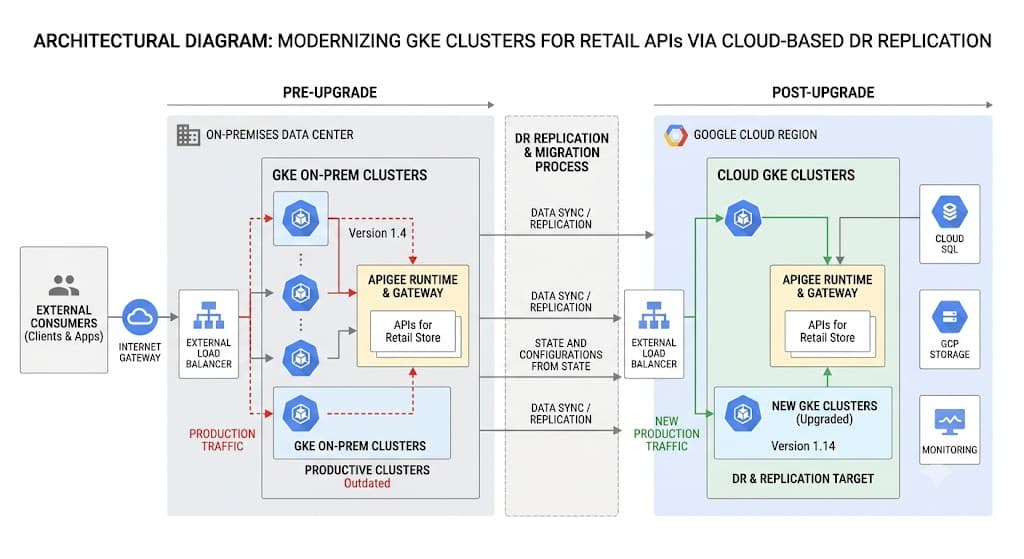 Hybrid Cloud on Cloud Service Mesh & GKE